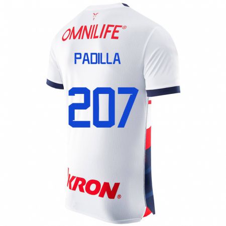 Kandiny Enfant Maillot Yael Padilla #207 Blanc Tenues Extérieur 2023/24 T-Shirt