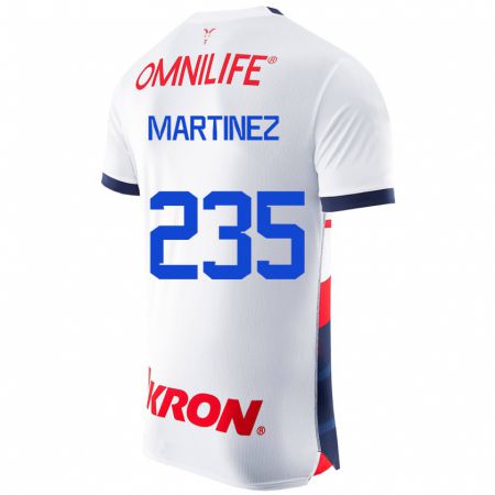 Kandiny Enfant Maillot Isaac Martínez #235 Blanc Tenues Extérieur 2023/24 T-Shirt