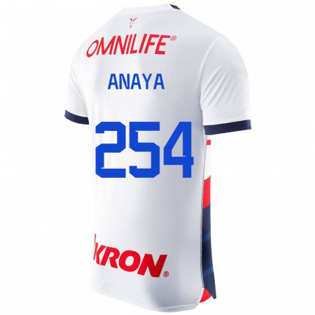 Kandiny Enfant Maillot Mario Anaya #254 Blanc Tenues Extérieur 2023/24 T-Shirt