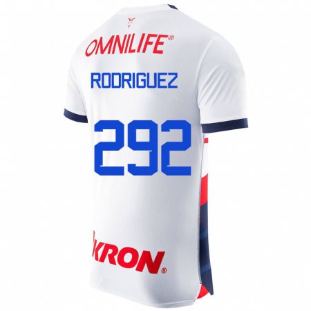 Kandiny Enfant Maillot Emiliano Rodríguez #292 Blanc Tenues Extérieur 2023/24 T-Shirt