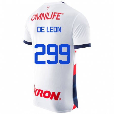 Kandiny Enfant Maillot Jared De León #299 Blanc Tenues Extérieur 2023/24 T-Shirt