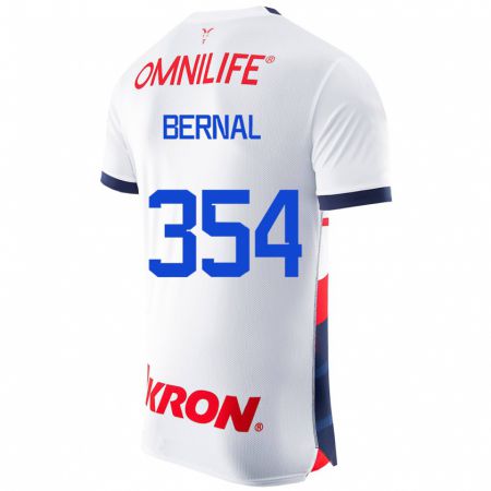 Kandiny Enfant Maillot Carlos Bernal #354 Blanc Tenues Extérieur 2023/24 T-Shirt