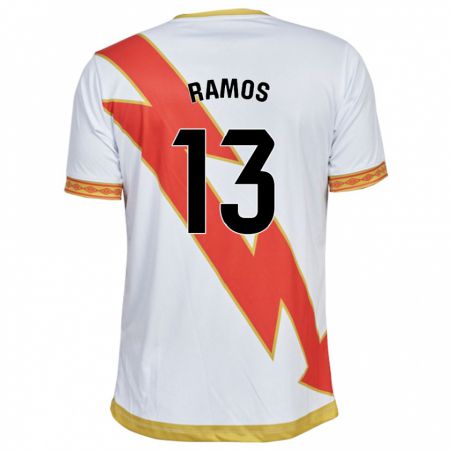 Kandiny Homme Maillot Mario Ramos #13 Blanc Tenues Domicile 2023/24 T-Shirt