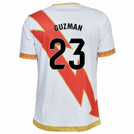 Kandiny Homme Maillot Miguel Guzmán #23 Blanc Tenues Domicile 2023/24 T-Shirt