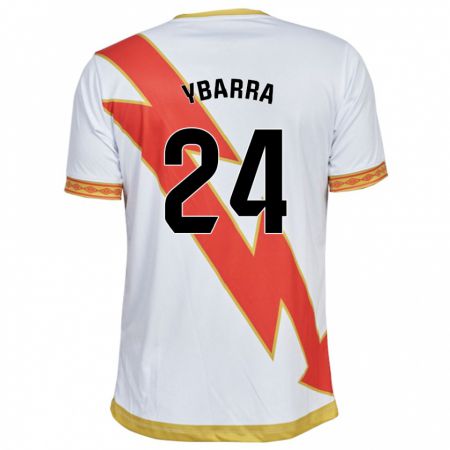Kandiny Homme Maillot Juan Ybarra #24 Blanc Tenues Domicile 2023/24 T-Shirt
