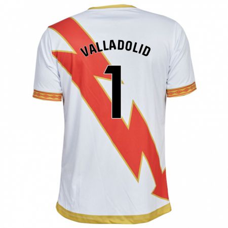 Kandiny Homme Maillot Miriam Valladolid Sánchez #1 Blanc Tenues Domicile 2023/24 T-Shirt