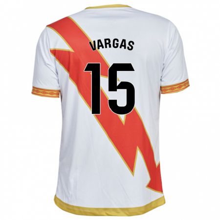 Kandiny Homme Maillot Rosario Vargas Sarasqueta #15 Blanc Tenues Domicile 2023/24 T-Shirt
