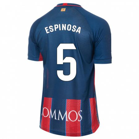 Kandiny Homme Maillot Diego Espinosa #5 Marin Tenues Domicile 2023/24 T-Shirt