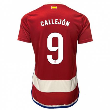 Kandiny Homme Maillot José Callejón #9 Rouge Tenues Domicile 2023/24 T-Shirt
