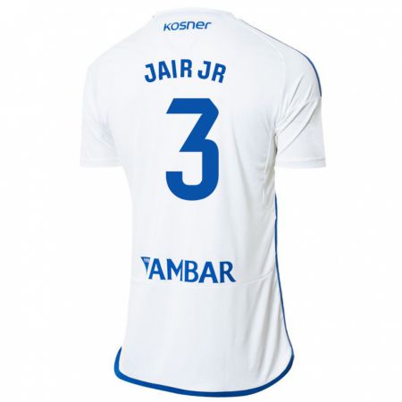 Kandiny Homme Maillot Jair Amador #3 Blanc Tenues Domicile 2023/24 T-Shirt