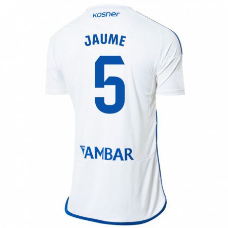 Kandiny Homme Maillot Jaume Grau #5 Blanc Tenues Domicile 2023/24 T-Shirt