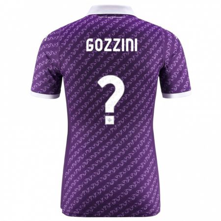 Kandiny Homme Maillot Gozzini #0 Violet Tenues Domicile 2023/24 T-Shirt