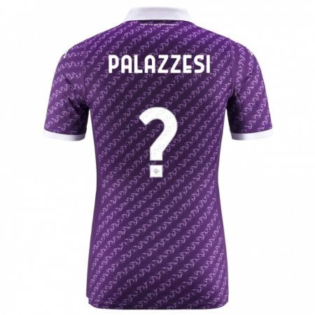 Kandiny Homme Maillot Yuri Palazzesi #0 Violet Tenues Domicile 2023/24 T-Shirt