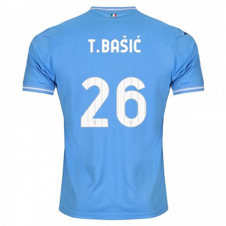 Kandiny Homme Maillot Toma Basic #26 Bleu Tenues Domicile 2023/24 T-Shirt