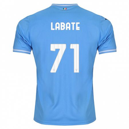 Kandiny Homme Maillot Camilla Labate #71 Bleu Tenues Domicile 2023/24 T-Shirt
