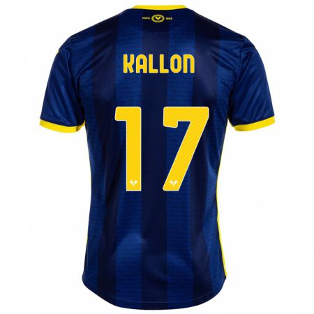 Kandiny Homme Maillot Yayah Kallon #17 Marin Tenues Domicile 2023/24 T-Shirt