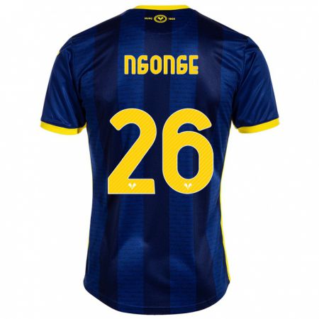 Kandiny Homme Maillot Cyril Ngonge #26 Marin Tenues Domicile 2023/24 T-Shirt