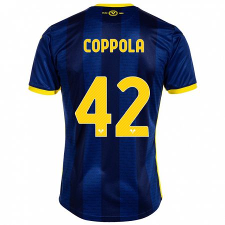 Kandiny Homme Maillot Diego Coppola #42 Marin Tenues Domicile 2023/24 T-Shirt