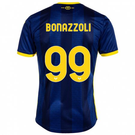 Kandiny Homme Maillot Federico Bonazzoli #99 Marin Tenues Domicile 2023/24 T-Shirt