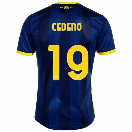 Kandiny Homme Maillot Lineth Cedeno #19 Marin Tenues Domicile 2023/24 T-Shirt