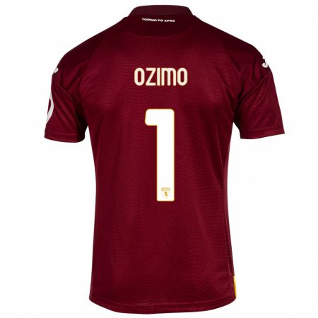 Kandiny Homme Maillot Arianna Ozimo #1 Rouge Foncé Tenues Domicile 2023/24 T-Shirt