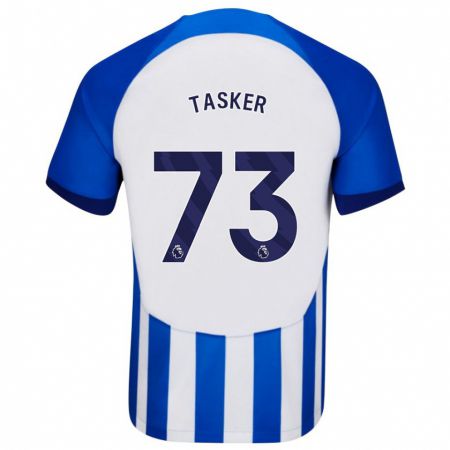 Kandiny Homme Maillot Charlie Tasker #73 Bleu Tenues Domicile 2023/24 T-Shirt