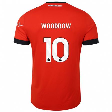 Kandiny Homme Maillot Cauley Woodrow #10 Rouge Tenues Domicile 2023/24 T-Shirt