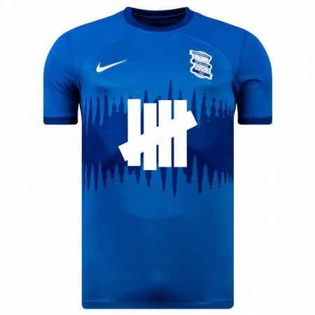 Kandiny Homme Maillot Brandon Khela #27 Bleu Tenues Domicile 2023/24 T-Shirt
