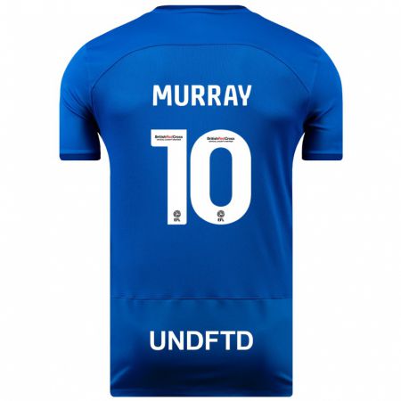 Kandiny Homme Maillot Christie Murray #10 Bleu Tenues Domicile 2023/24 T-Shirt