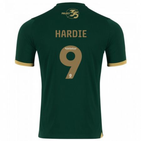 Kandiny Homme Maillot Ryan Hardie #9 Vert Tenues Domicile 2023/24 T-Shirt