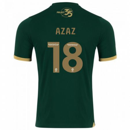 Kandiny Homme Maillot Finn Azaz #18 Vert Tenues Domicile 2023/24 T-Shirt