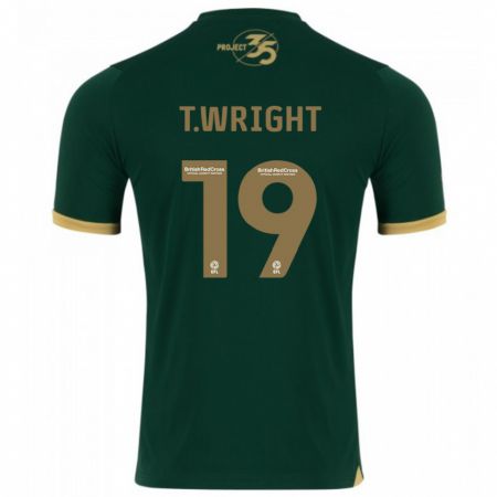 Kandiny Homme Maillot Tyreik Wright #19 Vert Tenues Domicile 2023/24 T-Shirt