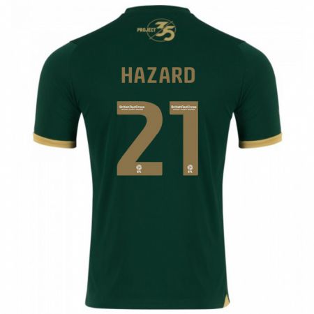 Kandiny Homme Maillot Conor Hazard #21 Vert Tenues Domicile 2023/24 T-Shirt