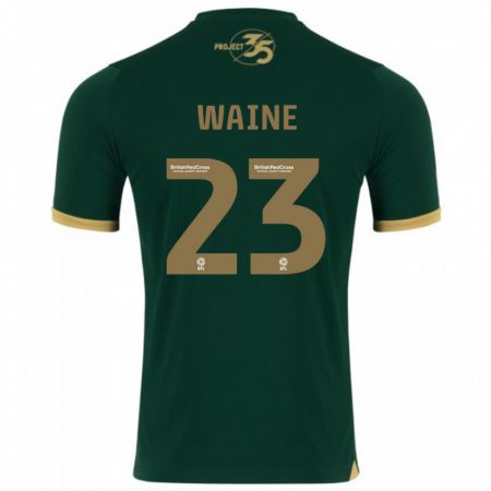 Kandiny Homme Maillot Ben Waine #23 Vert Tenues Domicile 2023/24 T-Shirt