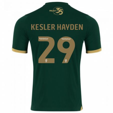 Kandiny Homme Maillot Kaine Kesler-Hayden #29 Vert Tenues Domicile 2023/24 T-Shirt