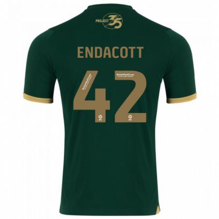 Kandiny Homme Maillot Jack Endacott #42 Vert Tenues Domicile 2023/24 T-Shirt