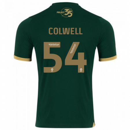 Kandiny Homme Maillot Lewis Colwell #54 Vert Tenues Domicile 2023/24 T-Shirt