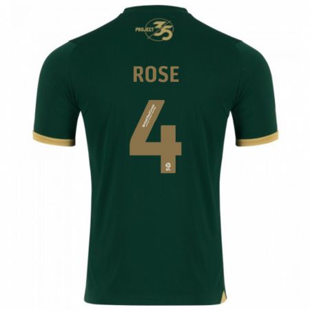 Kandiny Homme Maillot Jemma Rose #4 Vert Tenues Domicile 2023/24 T-Shirt