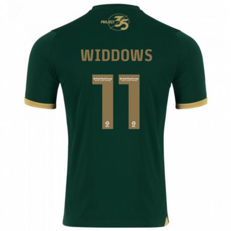 Kandiny Homme Maillot Jade Widdows #11 Vert Tenues Domicile 2023/24 T-Shirt