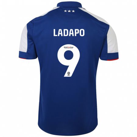 Kandiny Homme Maillot Freddie Ladapo #9 Bleu Tenues Domicile 2023/24 T-Shirt