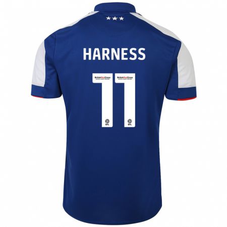 Kandiny Homme Maillot Marcus Harness #11 Bleu Tenues Domicile 2023/24 T-Shirt