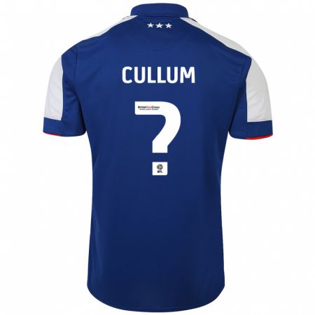 Kandiny Homme Maillot Danny Cullum #0 Bleu Tenues Domicile 2023/24 T-Shirt