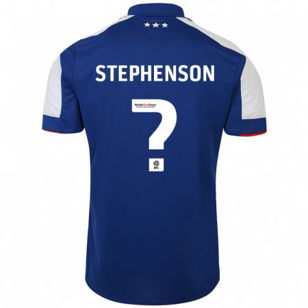 Kandiny Homme Maillot Sean Stephenson #0 Bleu Tenues Domicile 2023/24 T-Shirt