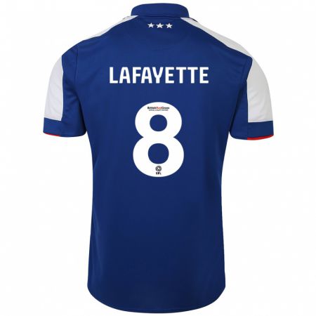 Kandiny Homme Maillot Abbie Lafayette #8 Bleu Tenues Domicile 2023/24 T-Shirt