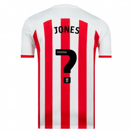 Kandiny Homme Maillot Jenson Jones #0 Blanc Tenues Domicile 2023/24 T-Shirt