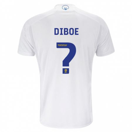 Kandiny Homme Maillot Cuba Diboe #0 Blanc Tenues Domicile 2023/24 T-Shirt