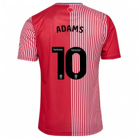 Kandiny Homme Maillot Ché Adams #10 Rouge Tenues Domicile 2023/24 T-Shirt