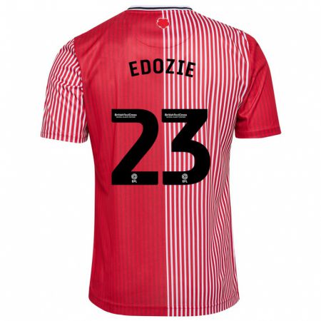 Kandiny Homme Maillot Samuel Edozie #23 Rouge Tenues Domicile 2023/24 T-Shirt