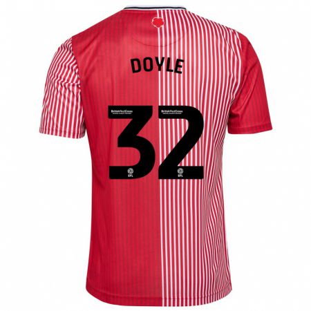 Kandiny Homme Maillot Kamari Doyle #32 Rouge Tenues Domicile 2023/24 T-Shirt