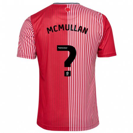 Kandiny Homme Maillot Korban Mcmullan #0 Rouge Tenues Domicile 2023/24 T-Shirt